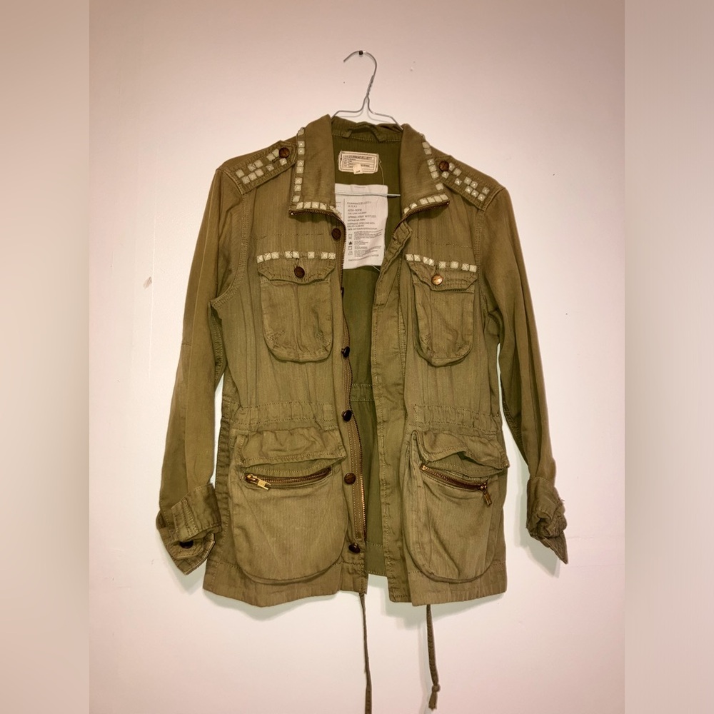 Current/Elliot the lone soldier studded jacket